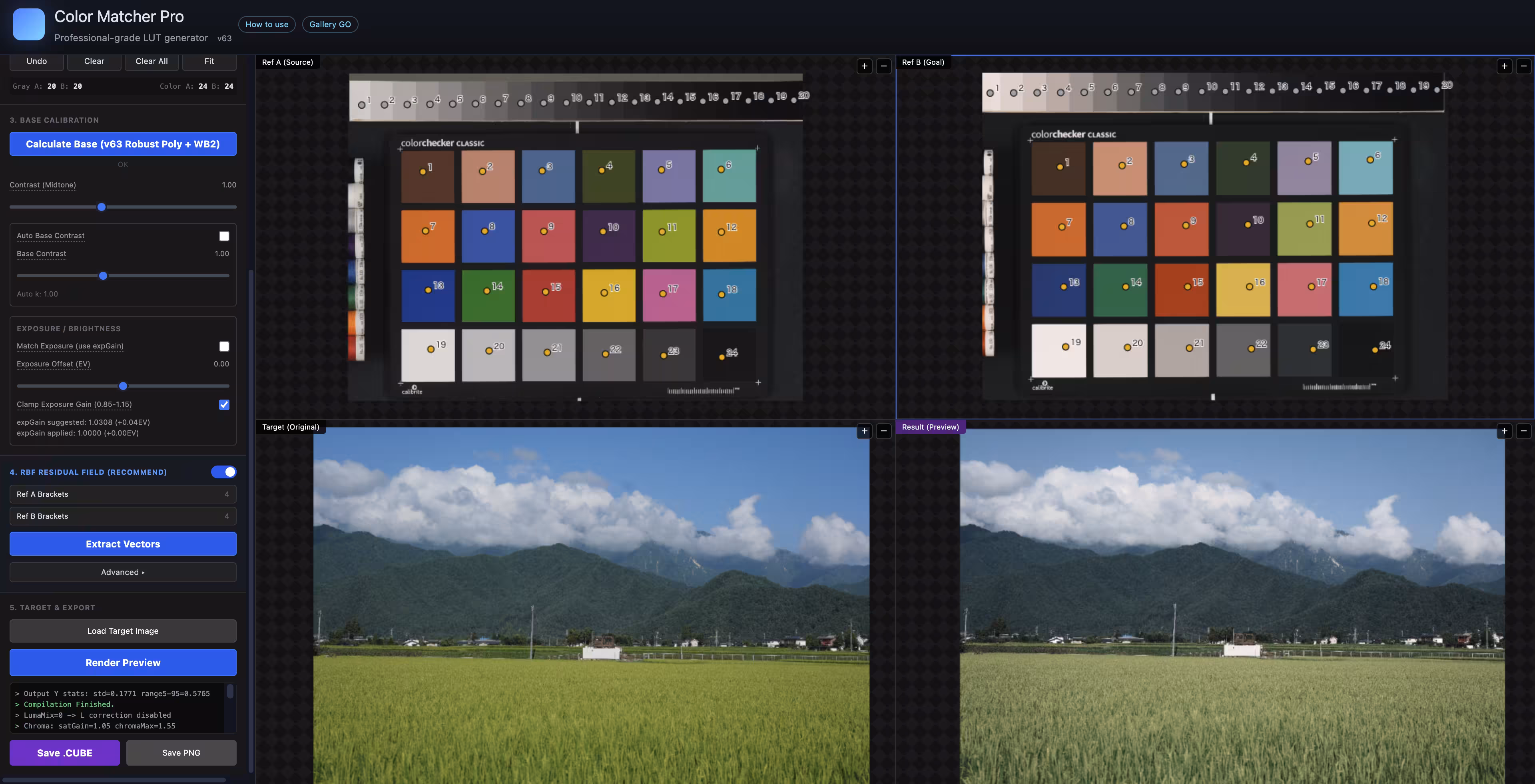 Color Matcher UI screenshot